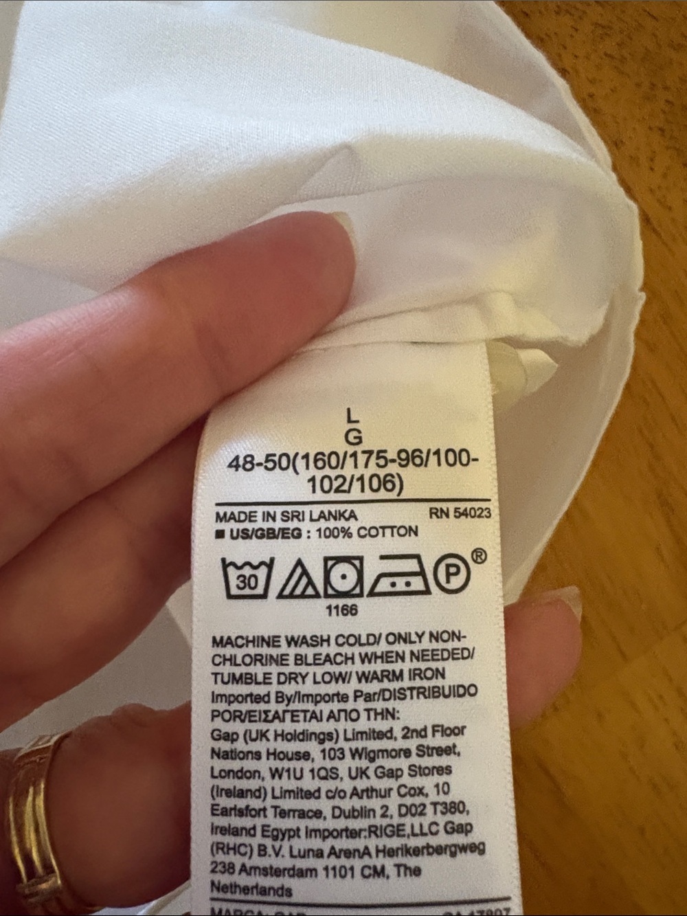 GAP White Short Sleeve Button-Down Blouse - Picture 10 of 10